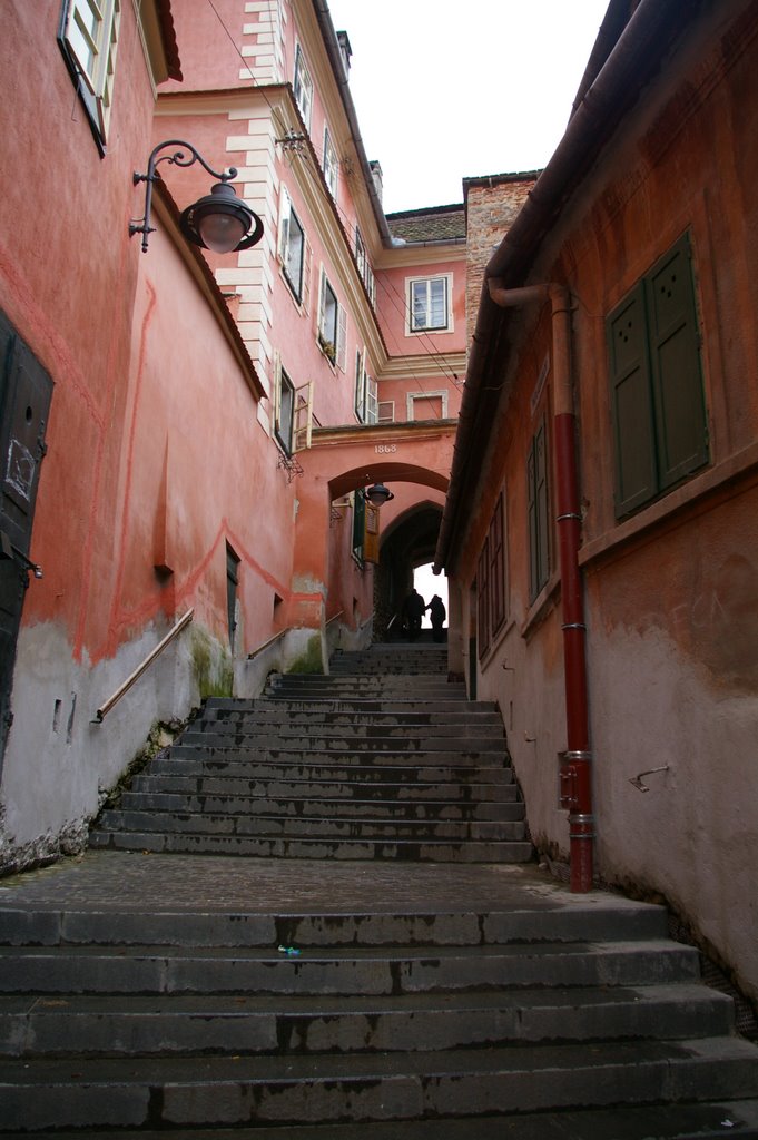 Sibiu - Street by Popescu Constantin