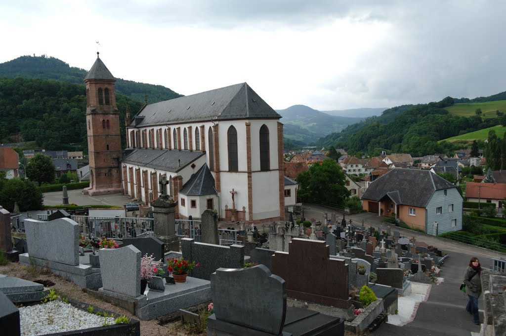 Kirche von Orbey (Elsaß) by Krusobi