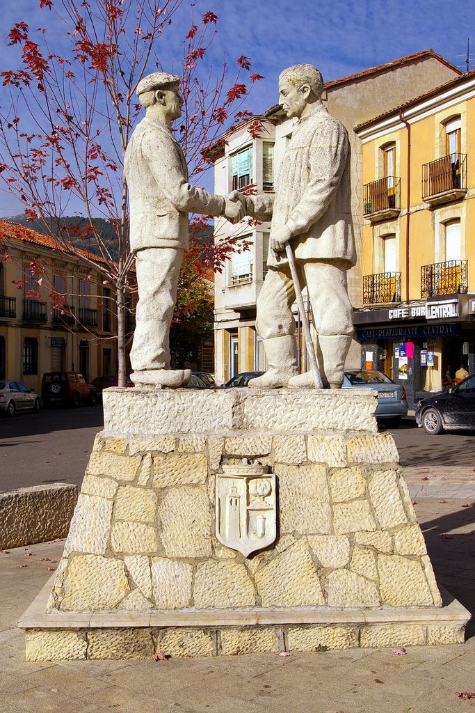 Monumento a los Ganaderos, Boñar, León by Antonio Alba