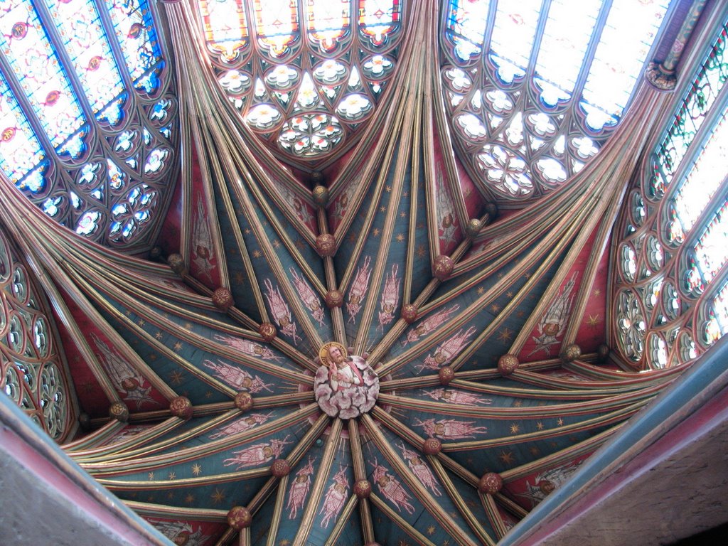 Heaven, ceiling of the Octagon tower, Ely Cathedral. by Hogan of Grenada