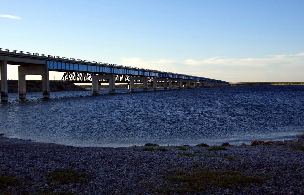 Bridge over Amistad Reservoir by Lubomira Soroko