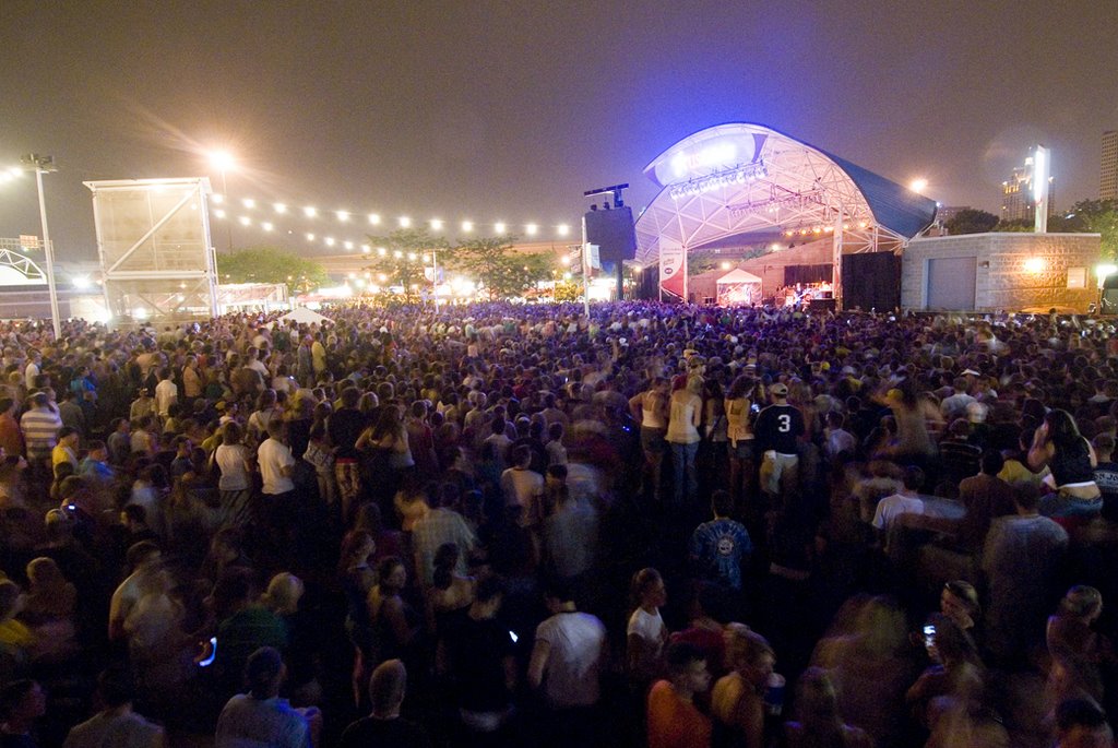 US Cellular Outdoor Stage, Henry Mier Festival Park by MikeShank