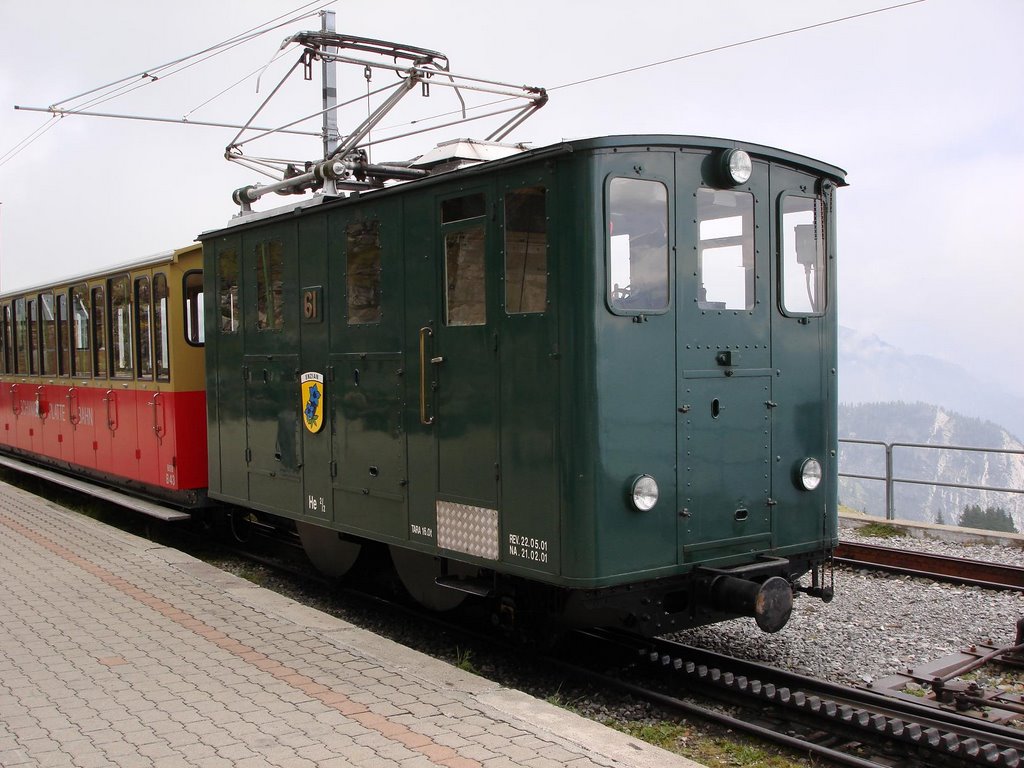 Lokomotive der Schynige Platte Bahn by C. A. Beck