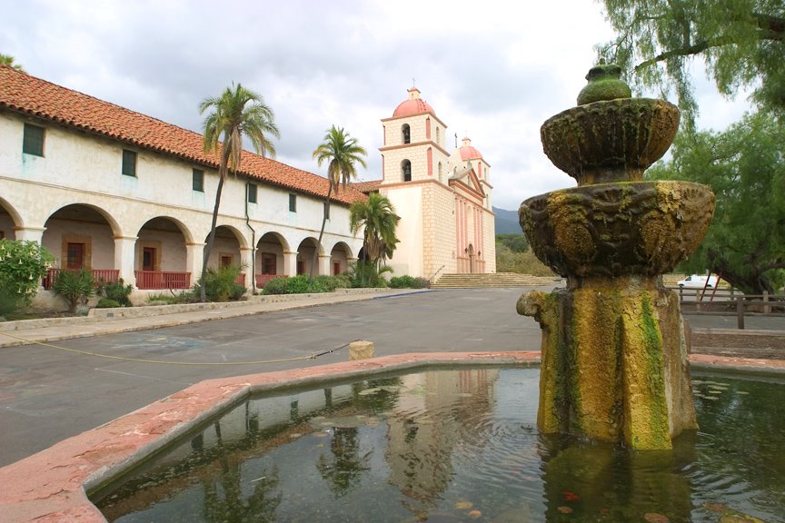 Mission Santa Barbara 1786 by Rob Boudreau