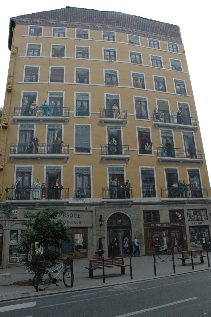 Lyon- Fresque des Lyonnais by Alexandre Chauvin-Ha…