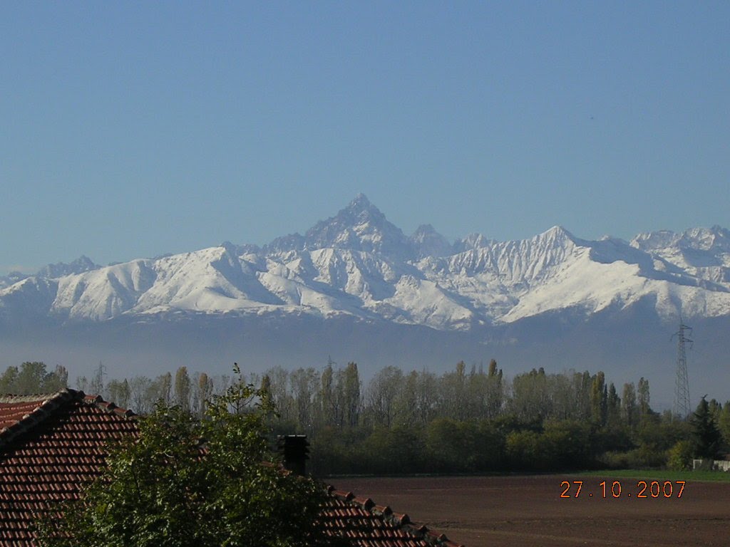 Monviso. Veduta da Gerbole by Gino Cherchi