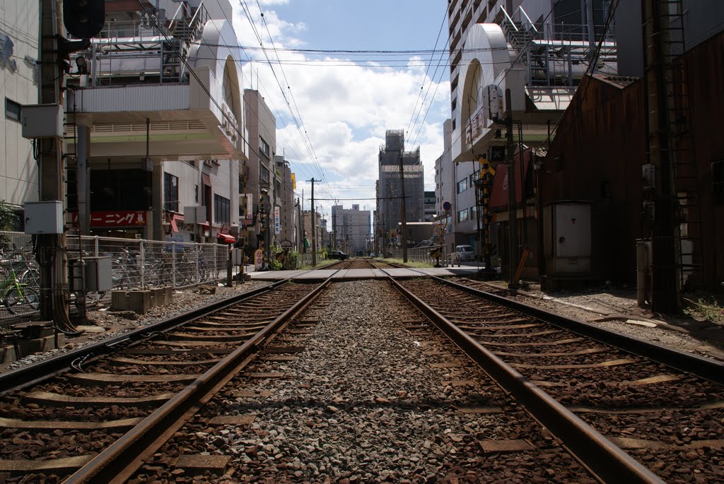 Koto den katahara machi station / 琴電　片原町駅 by yano@mama.akari.ne.japan