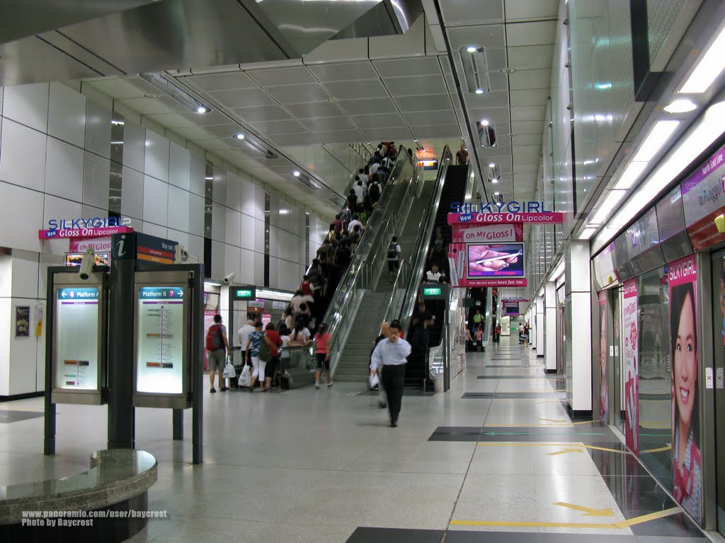 Singapore MRT North East Line - Dhoby Ghaut Station 新加坡地铁东北线 多美歌站 by Baycrest