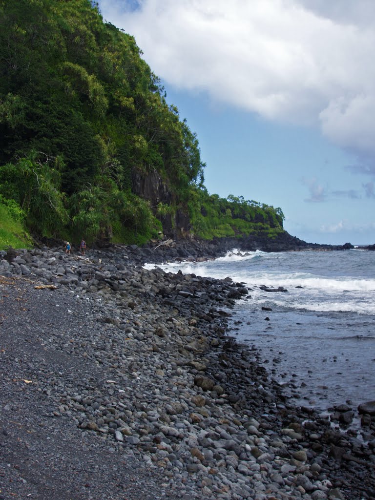 Beach at Blue Pool, Maui by bobbudi