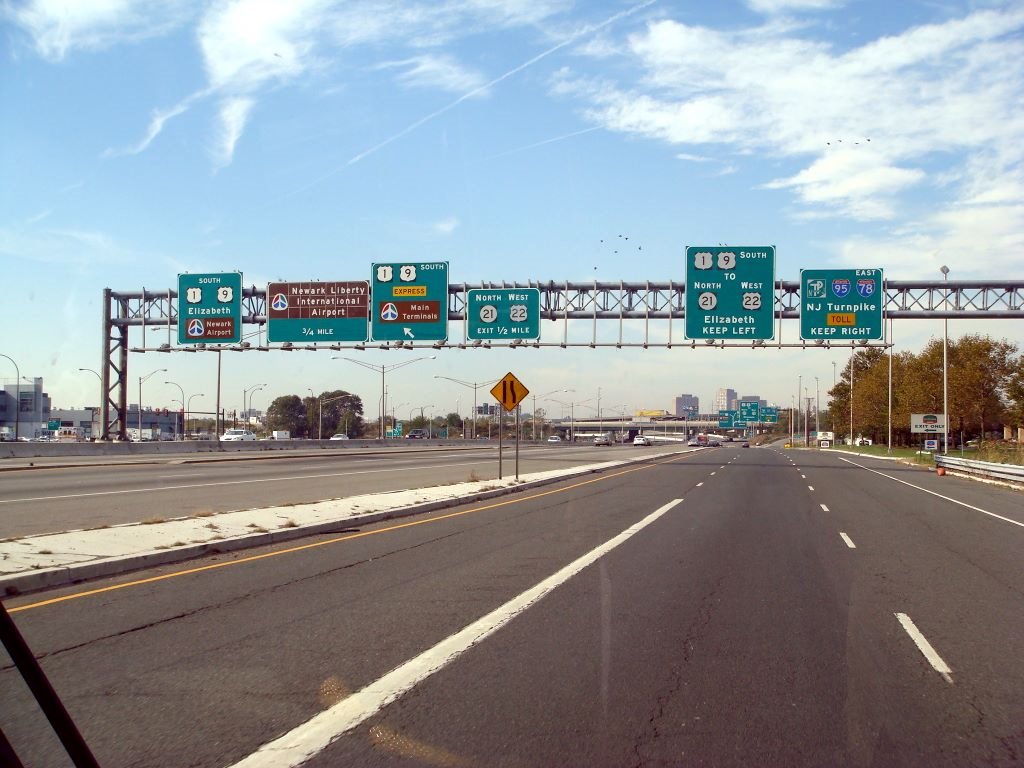 EE UU Carreteras US1 Sur y US9 Sur, Newark by Talavan