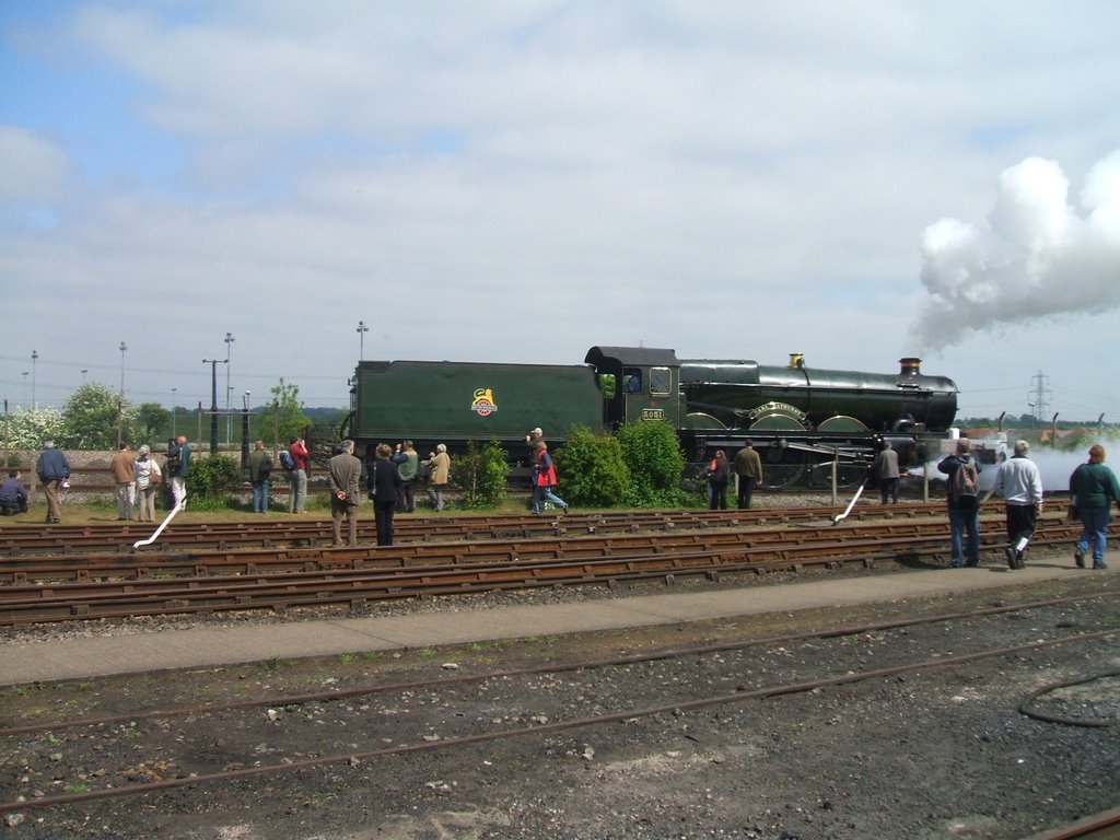 GWR Castle Class 5051 Earl Bathurst in steam at Didcot by dave marsh