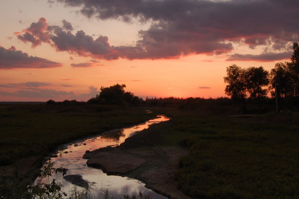 Sunset at Sheboygan Marsh by kenny.b001