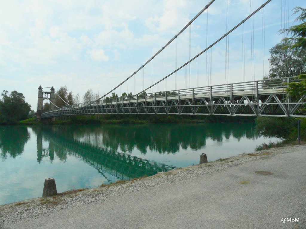 Le Pont du Port de Groslée by Marc BOVET-MORINON