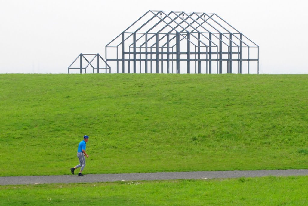 Neukirchen-Vlyun: Halde Norddeutschland, Hallenhaus by Dieter Möller