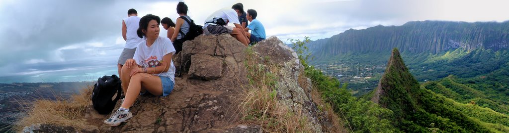 Top of Olomana by Isidro Bautista