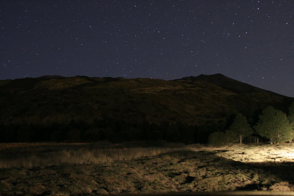 Etna paesaggio notturno by Currò Giovanni