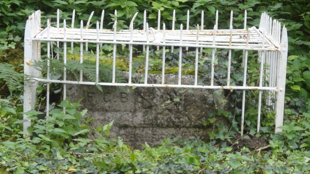 Memorial stone for francis grey bacon by CRUMBLING BRITAIN