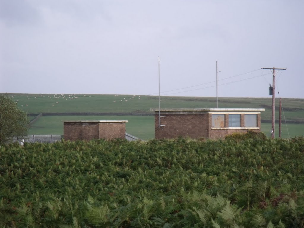 Bracken and Buildings by St.Illtyd - Hywel Clatworthy