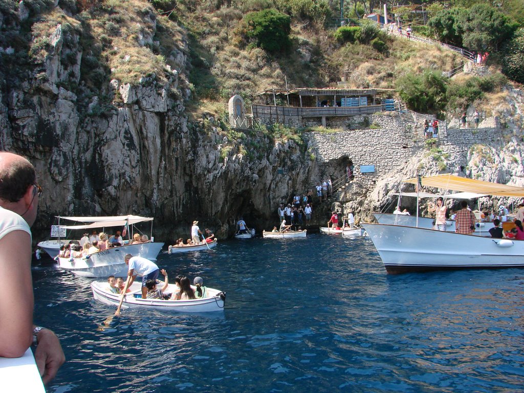 Blue Grotto, Capri by F.Lawrence