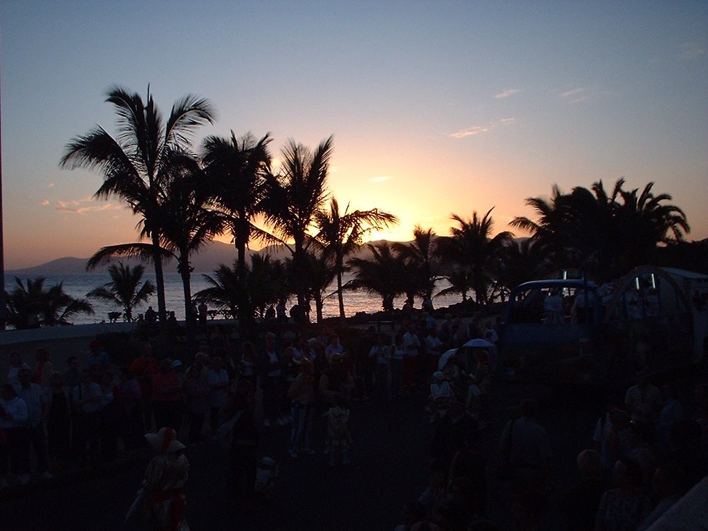 Sunset at Puerto Del Carmen by Brian I