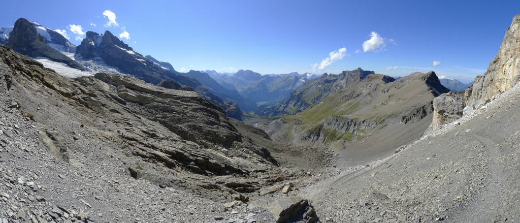 Geröll - Stitched Panorama by Gerard Sanz