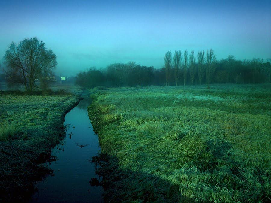 Wrześnica river in Września by majownik