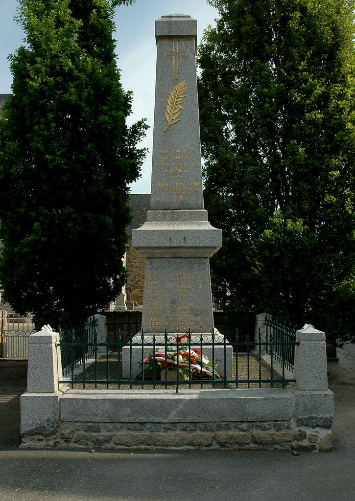 War Memorial, Jugon-les-Lacs Brittany,France by p maguire