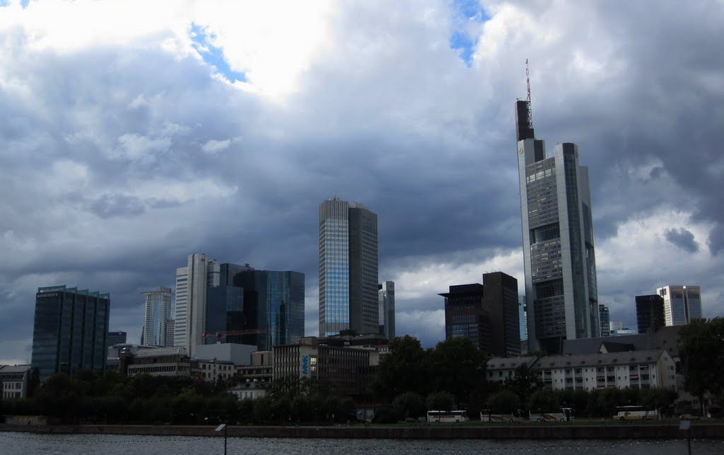 Skyscrapers of Frankfurt, Germany by FaKaSa