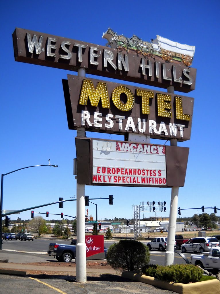 Western Hills Motel, Historic Route 66, 1580 East Route 66, Flagstaff, AZ by Mean Mister Mustard