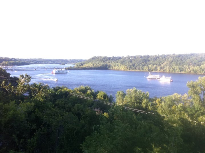 The St Croix from above the Oasis by Kyffin