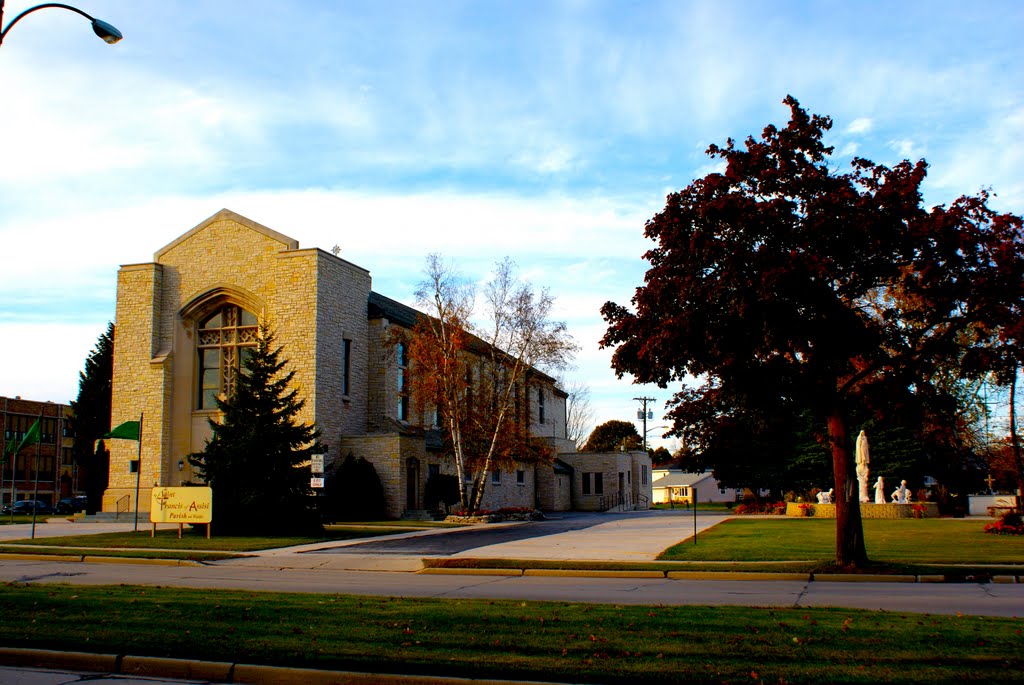 HI Catholic Church, Manitowoc, WI by MICHAEL  JIROCH  &  www.michaeljiroch.com