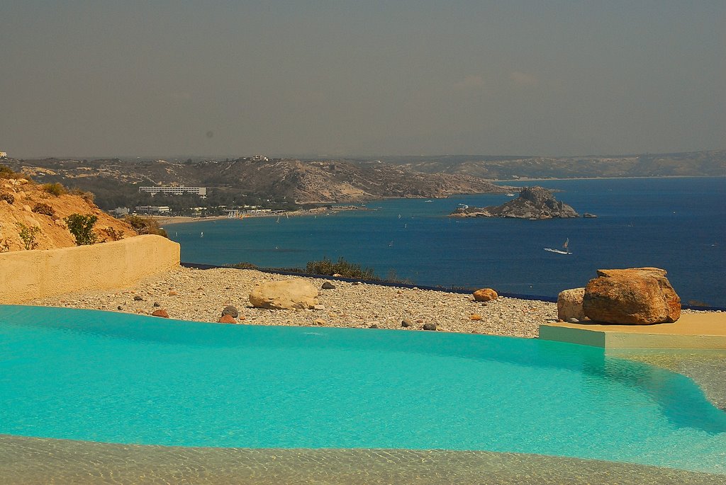 Kefalos Bay with Isle of Kastri by Wilfred Liesegang