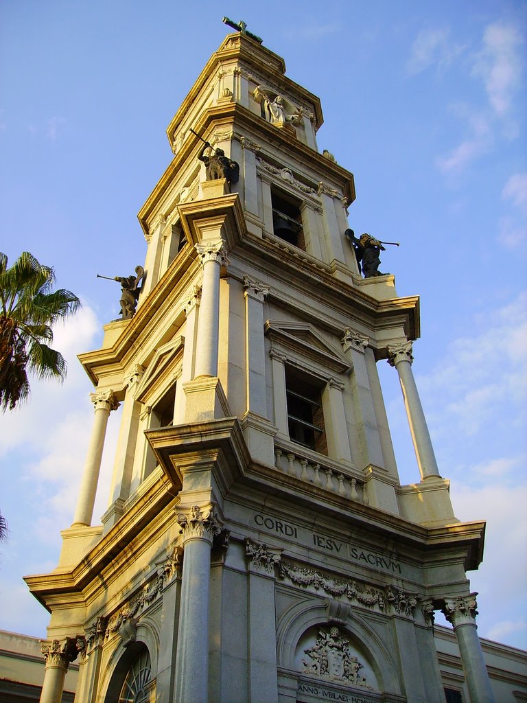 Pompei - campanile santuario by Giuseppe Carandente