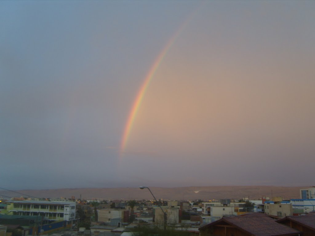 Rainbow Over Arica by Fabianthax