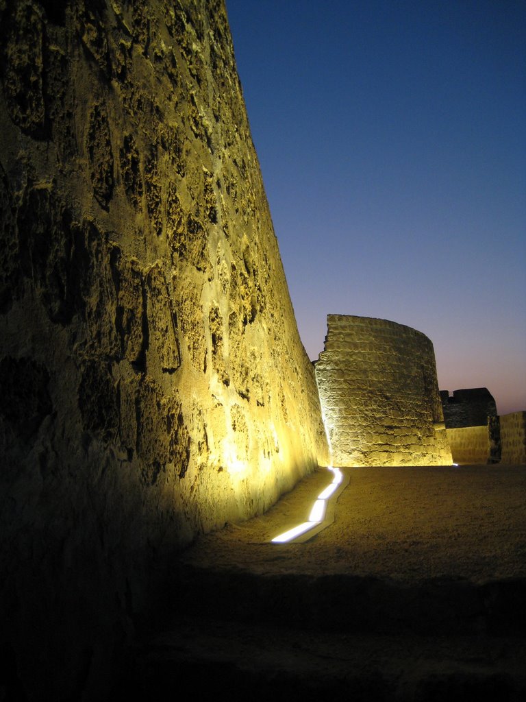 Bahrain Fort - night view by Frank Feng