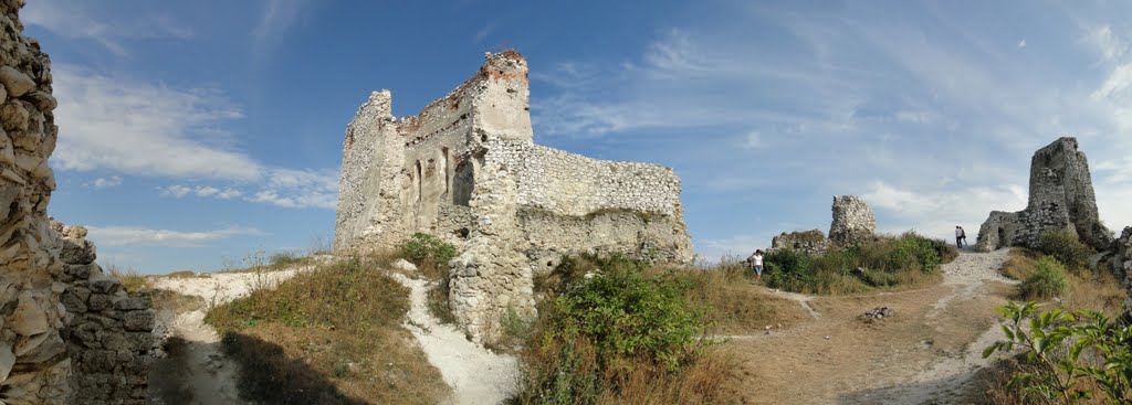 Hrad v Čachticiach, panoráma by Jozef Fábry