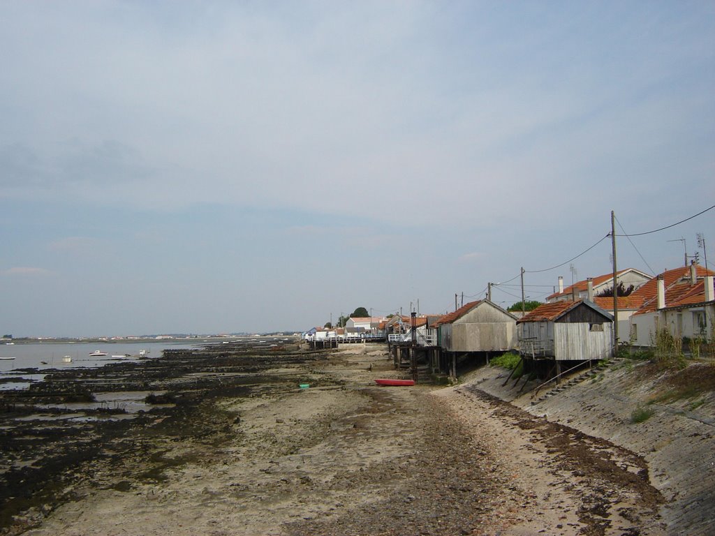 CABANES DE PÊCHEURS A BOURCEFRANC by Pat BarbeBlues