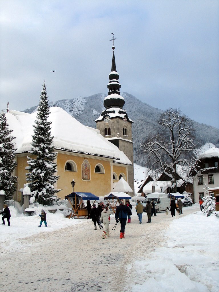 Winter in Kranjska Gora by Dušan Peteh