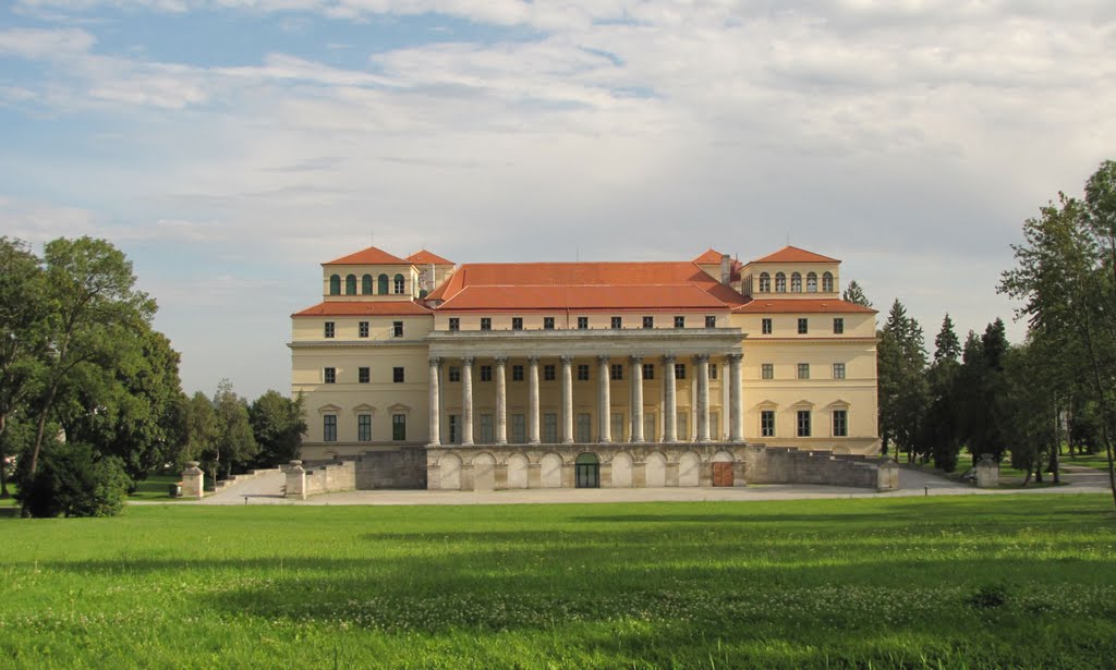 Eszterházy kastély homlokzata a park felől, Eisenstadt by Nemeth Otto