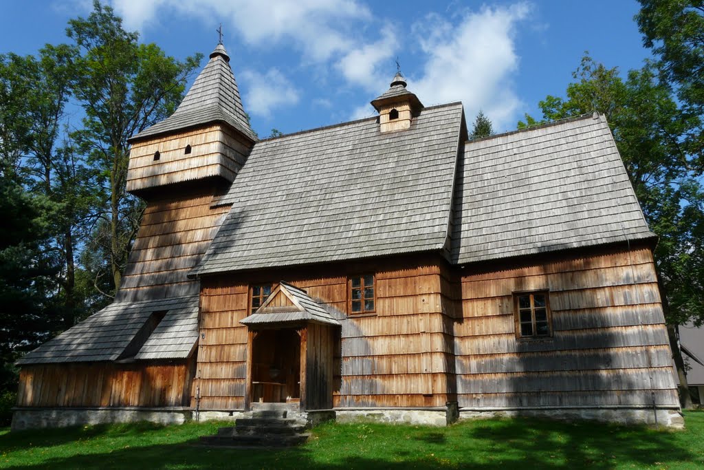 Grywałd - St. Martin wooden church, drewniany kościół św. Marcina by prosionek