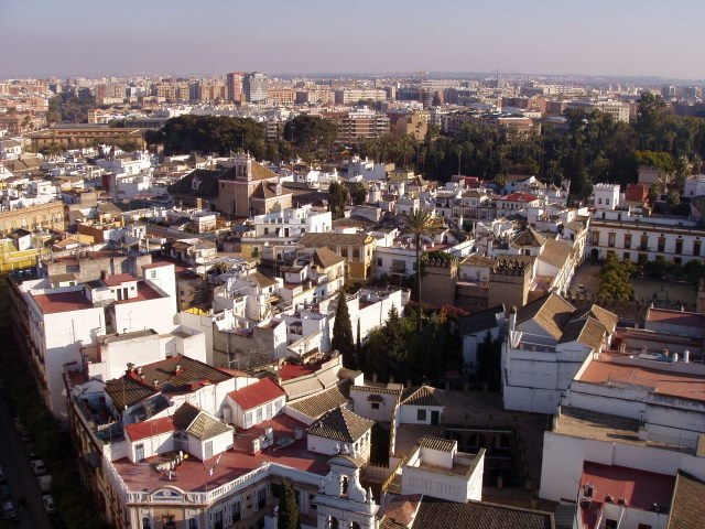 112 Sevilla, Ausblick nach Südosten von der Giralda by Daniel Meyer