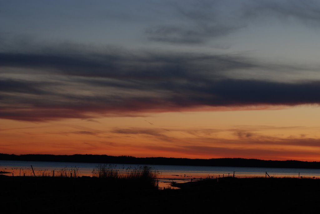 Havelse Mølle, solnedgang by NORMANN-FOTO.COM