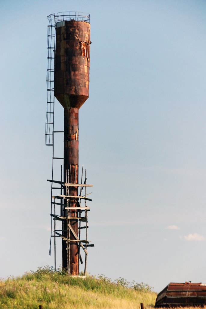 The metal tower on the outskirts of N. Siniachikha by MariaVlasova