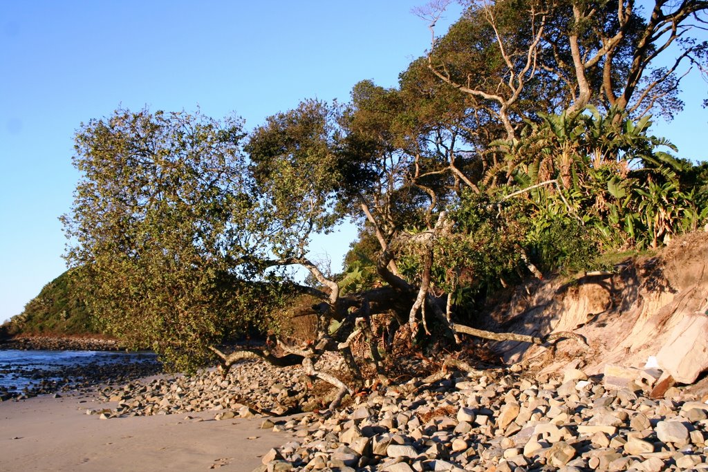 2nd Beach Port St Johns - storm damage by Terry Andrews