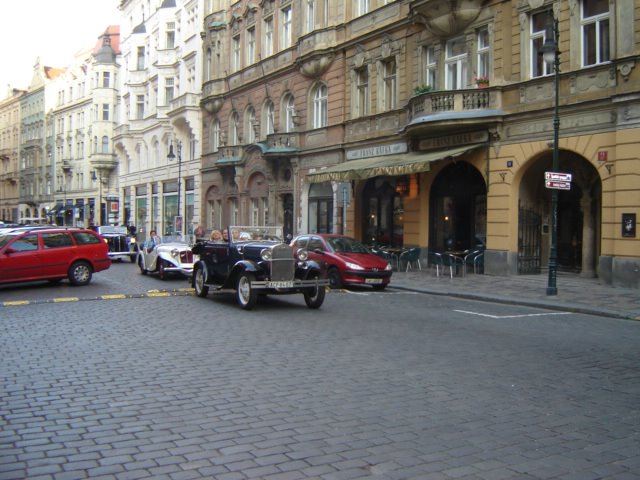 Typical old car in Prague by Mar1anoR