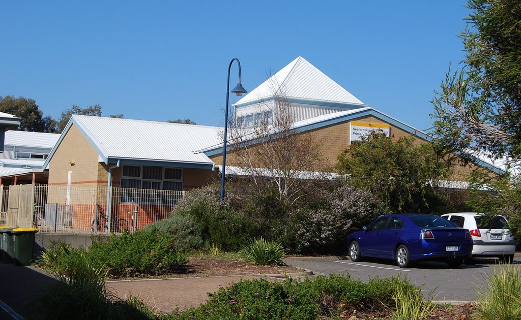 Main school buildings by Phaedrus Fleurieu