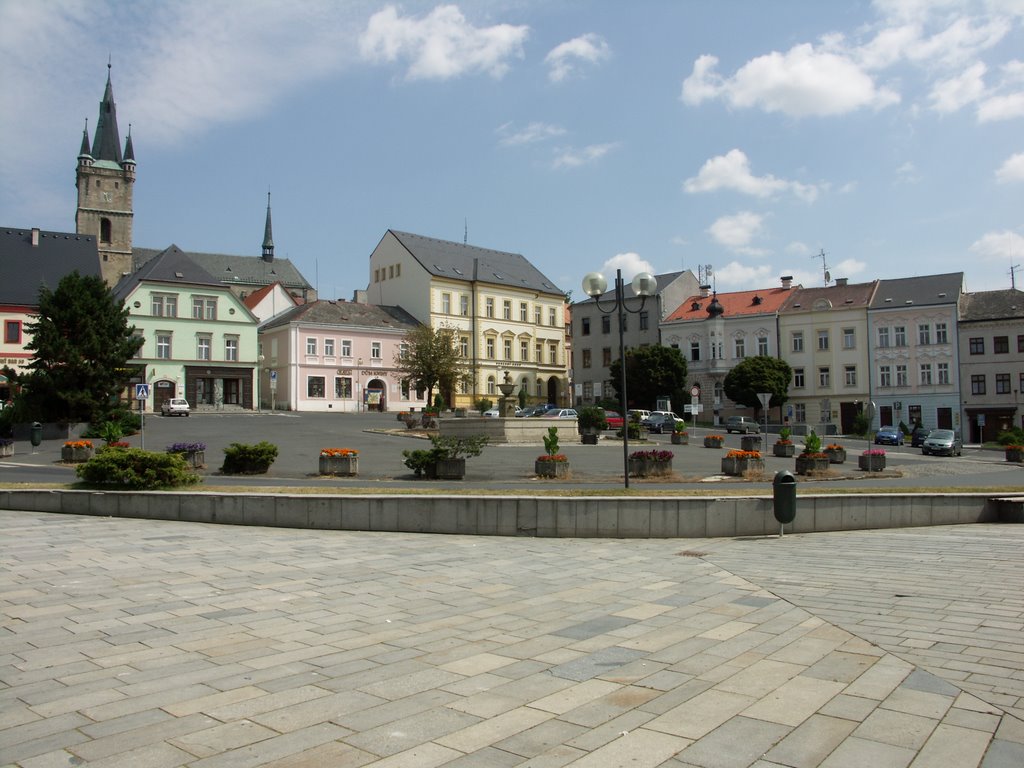 Tachov, Market Place by Sascha Broich