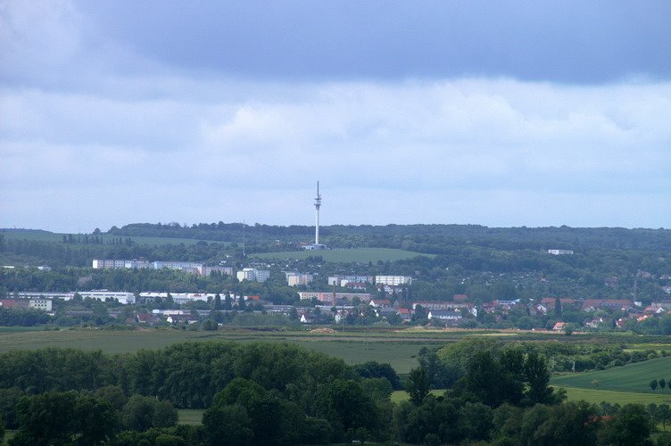 Schloss Goseck, Blick ins Land by Sascha Broich