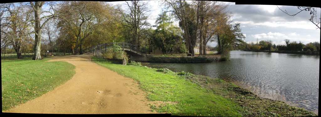 Oxford Rowing Sheds panorama by txarno