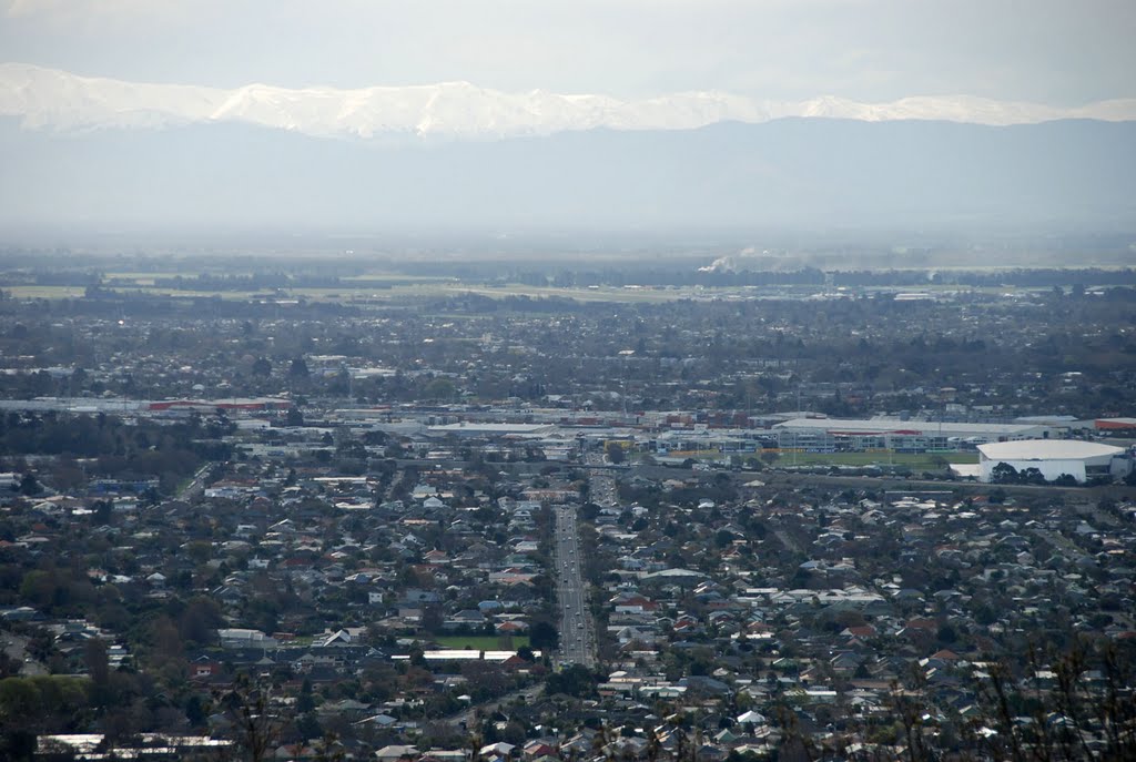 View over the City of Christchurch / New Zealand in Sept. 2011 by mbittner1112